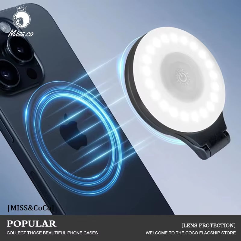 Lampe magnétique LED pour selfie MILA
