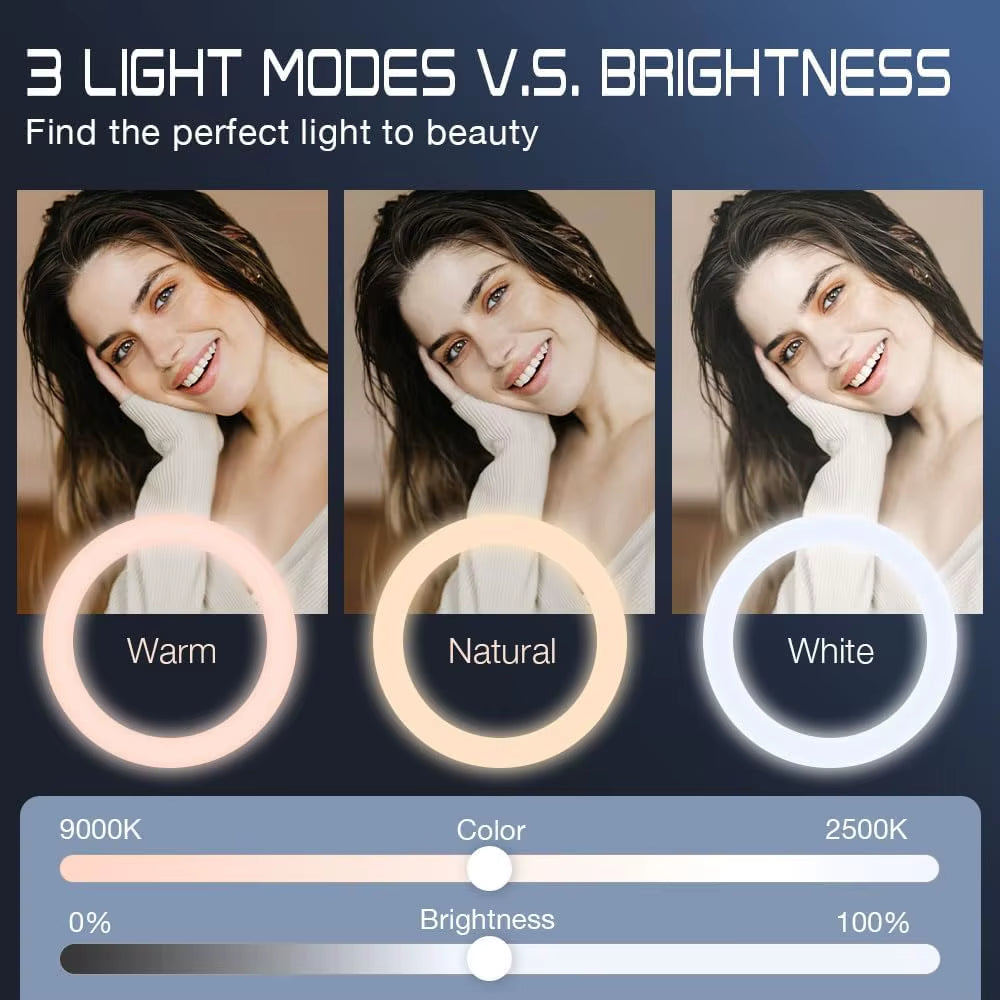 Lampe magnétique LED pour selfie MILA